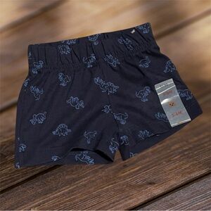 Garanimals Baby Boy 3-6m Dinosaur Navy Blue Patterned Shorts NWT